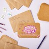 Sustainable Greetings 48-Pack Kraft Paper Blank Greeting Cards and Envelopes, Rounded Corner (6 x 4 In) - 2 of 4