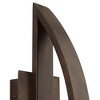 Possini Euro Design Modern Wall Light Sconce Copper Bronze Hardwired 5 1/2" Fixture LED for Bedroom Bathroom Vanity Hallway House - 3 of 4
