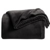 Inhand Fleece Throw Blanket for Couch Sofa or Bed, 50" x 60" Soft Fuzzy Plush Blanket, Luxury Flannel Blanket, Super Cozy and Comfy for All Seasons - 2 of 4