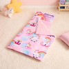 Joyfy Toddler Nap Mat with Pillow & Blanket - 55''*30'' for Kids Ages 3-7 Years - Soft Kids Sleeping Mat for Preschool Daycare and Sleepovers - 2 of 4