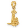 Black Bow Jewelry 14k Yellow Gold Polished Lobster Pendant - 4 of 4