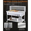 72QT Commercial Food Warmer 9x8QT Electric Steam Table 9-Pans，1500W 110V Electric Steam Table with Stainless Steel Countertop - 3 of 4