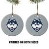 University of Connecticut Huskies Primary Logo Porcelain Holiday Christmas Tree Ornament  2.8" (7.1 cm) - 2 of 4