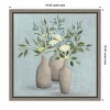 Amanti Art Natural Bouquet II Blue by Julia Purinton Canvas Wall Art Print Framed 16 x 16-in. - 4 of 4