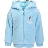 Bluey Bingo Cozy Faux Shearling Zip Up Cosplay Hoodie Toddler to Little Kid - 4 of 4