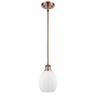 Eaton - 1 Light Mini Pendant In Industrial Style-9.5 Inches Tall and 6 Inches Wide