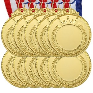 Unique Bargains Zinc Alloy Corrosion-resistant Oxidation-resistant Durable Sports Award Medals 10 Pcs - 1 of 4