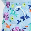 Toddler Boys' Sea Creature Swim Shorts - Cat & Jack™ Light Blue - 3 of 3