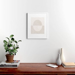 Almost Makes Perfect Round Framed Wall Art - Deny Designs - 1 of 4