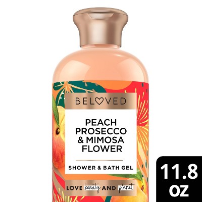 Beloved Peach Prosecco & Mimosa Flower Shower & Bath Gel 11.8oz  