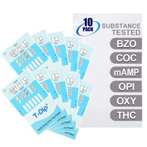 Mintegrity [10pk] 6 Panel Urine Drug Test Card for Home | High Sensitivity Substance Screening Home Detection Urine Dip Card | MT-WDOA-564 - 1 of 4