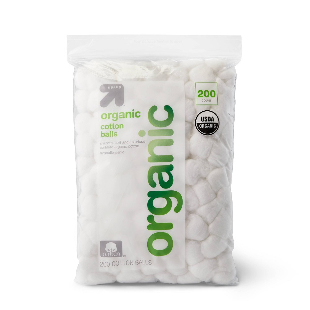 Organic Cotton Balls - 200ct - up & up