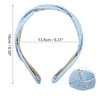 Unique Bargains Women's Fashion Straw Wide-side Headband 6.30"x2.17" 1 Pc - 4 of 4