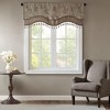 Gracie Mills Thornton Paisley Jacquard Window Valance with Beads trimming - 4 of 4