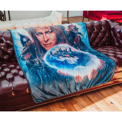 Labyrinth Movie Poster Fleece Throw Blanket, 45 x 60 Inches