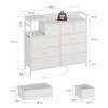 9-Drawer Dresser with Charging Station,Dresser for Bedroom,Heavy-Duty Dresser Organizer with Power Cord - 3 of 4