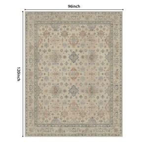 Abynow Medallion Distressed Persian Indoor Area Rug - 1 of 4
