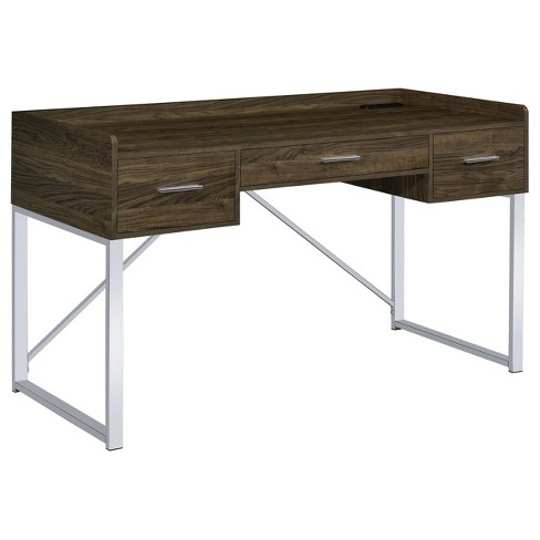 Target deals walnut desk