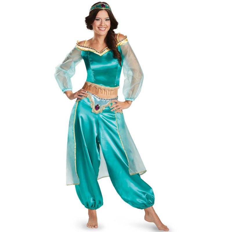 Disney Princess Sassy Jasmine Prestige Women's Costume, 1 of 2