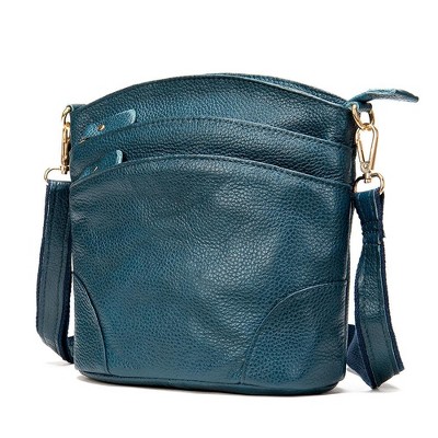 Crossbody Bags for Women, Real Leather Crossbody Handbags Purses Sling Crossover Shoulder Bag Shoulder Handbags