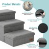 Cozy Kiss Multifunction Dog Stairs with Storage - Foldable Pet Steps and Ramp for Home and Travel - 3 of 4