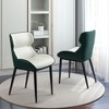 Dining Chairs Set of 2 - Ergonomic PU Leather Seats with High Resilience Sponge, Comfortable Comedor Sillas for Kitchen & Country Home - 2 of 4