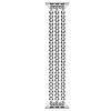 Posh Tech Nova Stainless Steel Beaded Band for Apple Watch - Silver - 4 of 4