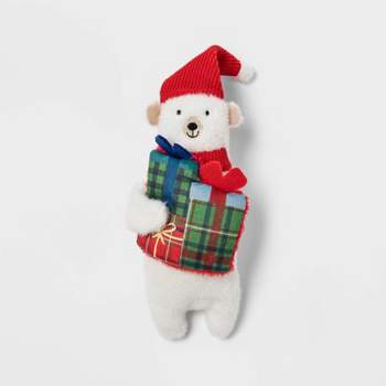 Plush Polar Bear Dog Toy - Wondershop™