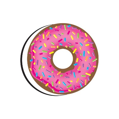 Assorted Colorful Donut-Shaped Magnetic Whiteboard Erasers, Pack of 6
