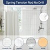 Shower Curtain Rod 30 to 76 Inches 1 Inch Stainless Steel Adjustable Spring Tension Rods No Drill Bathroom Closet Window Room - 4 of 4