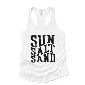 Simply Sage Market Women's Sun Salt Sand Graphic Racerback Tank - 1 of 3