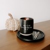 Sweet Water Decor Hello Pumpkin 12oz Black Stoneware Candle - 3 of 3