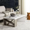 Carlton Coffee Table - White/Light Oak - Safavieh - 2 of 4