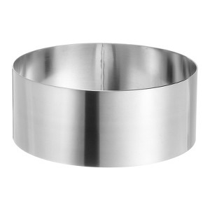 Unique Bargains Stainless Steel Seamless Nonstick Mirror Coating Round Cake Ring - 1 of 4