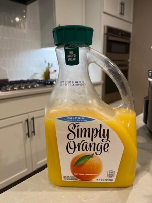 Simply Orange Pulp Free Orange Juice 52 Oz Pack Of 2 Bottles - Office Depot