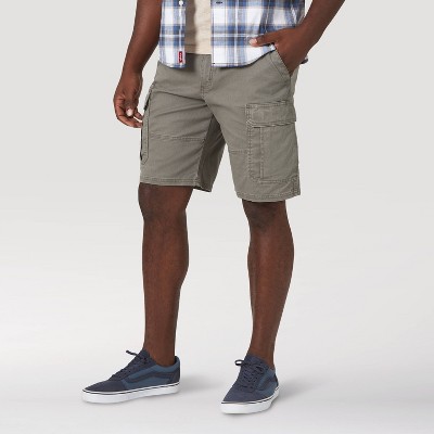 wrangler khaki cargo shorts