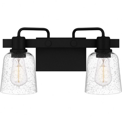 Quoizel Lighting Lydia 2 - Light Vanity in  Matte Black