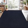 Area Rugs Living Room Machine Washable Modern Solid Accent Rug Low Pile Non-Slip Carpet for Dining Room Office - 2 of 4