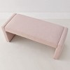 Kaia 47" Contemporary Farmhouse Linen Fabric Waterfall Upholstered Bench-Maison Boucle - 4 of 4