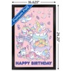 Trends International Hello Kitty and Friends - Happy Birthday Framed Wall Poster Prints - 3 of 4