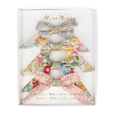 Meri Meri Floral Bow Hair Clips