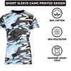 Galaxy By Harvic Men's Slim Fit  Camo Print Short Sleeve T-Shirt - 3 of 4