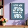 Slickblue I Love You a Bushel and a Peck Wood Sign – Rustic Wall Decor for Nursery or Home – 9"x12", Color Options - 2 of 3