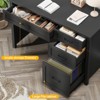 47" Executive Desk with Drawers & Charging Station, Computer Desk Workstation - 3 of 4