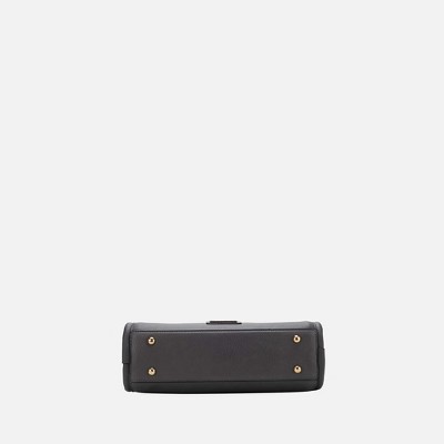 MKF Collection Tote Bag Structured Satchel Top Handle, Melody | MKF Collection by Mia K - Brown — фото 6