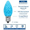 Novelty Lights C7 LED Faceted Christmas Replacement Bulbs Dimmable 25 Pack - 2 of 4