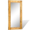 vidaXL Solid Wood Framed Rectangle Wall Mirror 47.2"x23.6" - 3 of 4