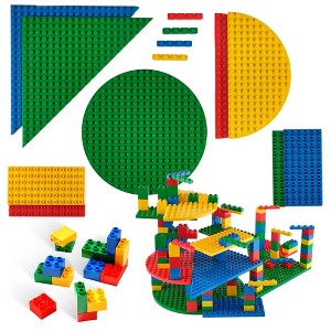 Strictly Briks Toy Building Blocks For Kids and Toddlers, Classic Big Bricks Set and Baseplates, For Ages 3 and Up - 119 Pieces - 1 of 4