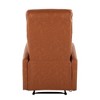 Contemporary Faux Leather Recliner Chair with Foam Padding and Manual Recline for Living Room - 4 of 4