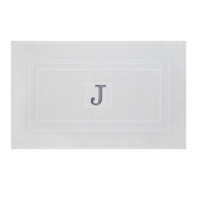 Monogram Bath Mat White J Threshold Target Inventory Checker